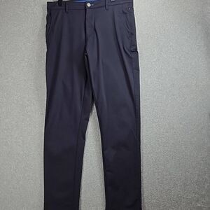 Twillory Pants Men 32x34 Dark Blue Technical Fabric Performance Golf Casual tail